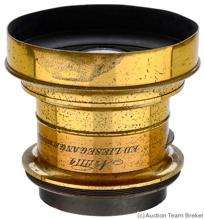 Ed. Liesegang: Brass Lens (9cm len, 8.5cm dia) camera