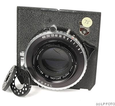 Fuji Optical: 180mm (18cm) f5.6 Fujinon SF (Copal, Wista) camera