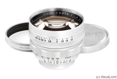 Fuji Optical: 50mm (5cm) f1.2 Fujinon (M39, chrome) camera