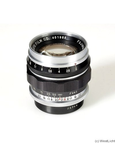 Fuji Optical: 50mm (5cm) f2 Fujinon L (M39) camera