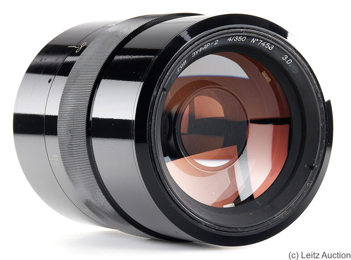 GOI: 350mm (35cm) f4 Zufar-2 (42 screw-mount) camera