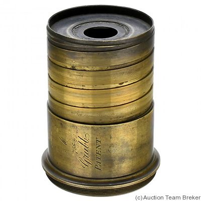 Grubb: Brass (350mm focal len, 6cm len, 4.6cm dia) camera