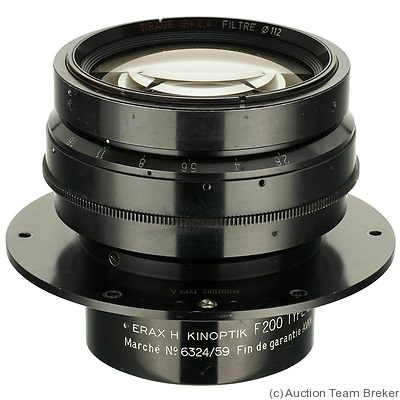 Kinoptik: 200mm (20cm) f2.8 Erax H camera
