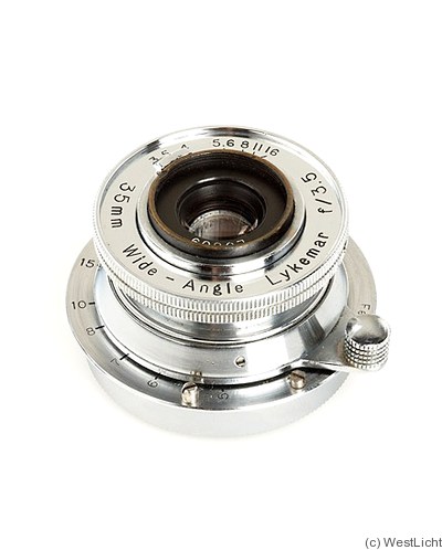 Kodak: 35mm (3.5cm) f3.5 Wide-Angle Lykemar (M39) camera