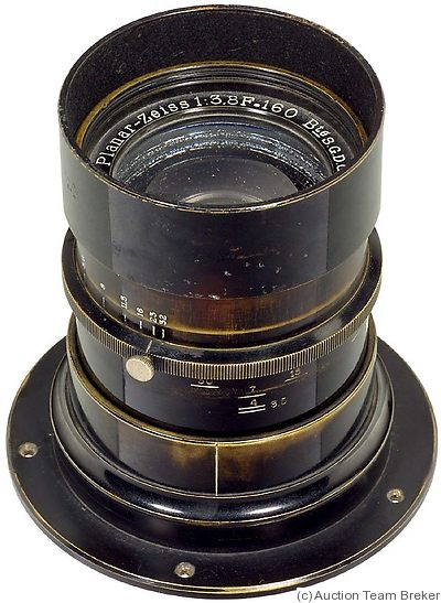 Krauss: 160mm (16cm) f3.8 Planar (Sigriste) camera