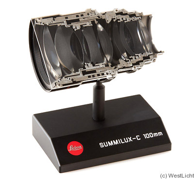 Leitz: 100mm (10cm) f4 Summilux-C 'Cut-Away' camera