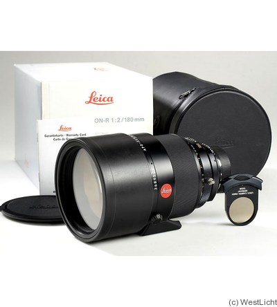 Leitz: 180mm (18cm) f2 Apo-Summicron-R camera
