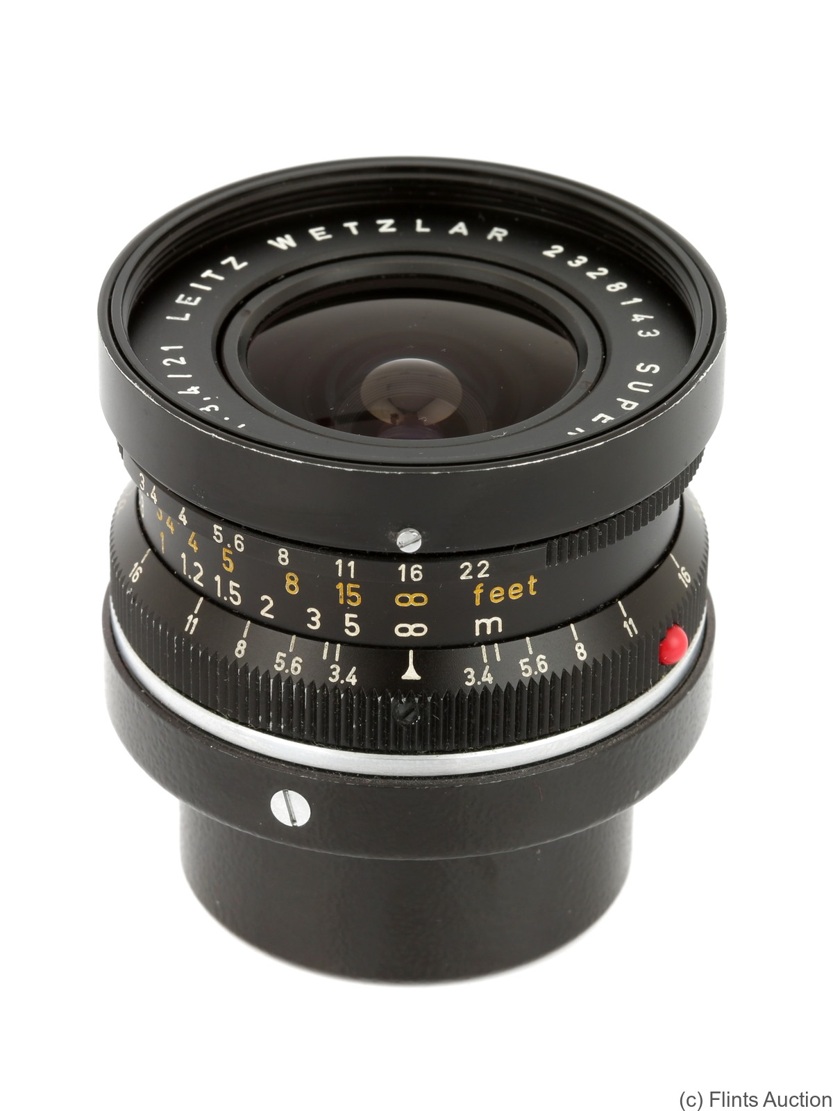 Leitz: 21mm (2.1cm) f3.4 Super-Angulon (BM, black) camera