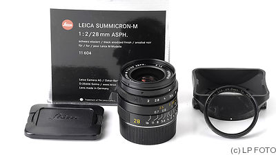 Leitz: 28mm (2.8cm) f2 Summicron-M Asph (BM) camera