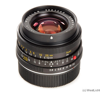 Leitz: 28mm (2.8cm) f2.8 Elmarit-R (prototype) camera