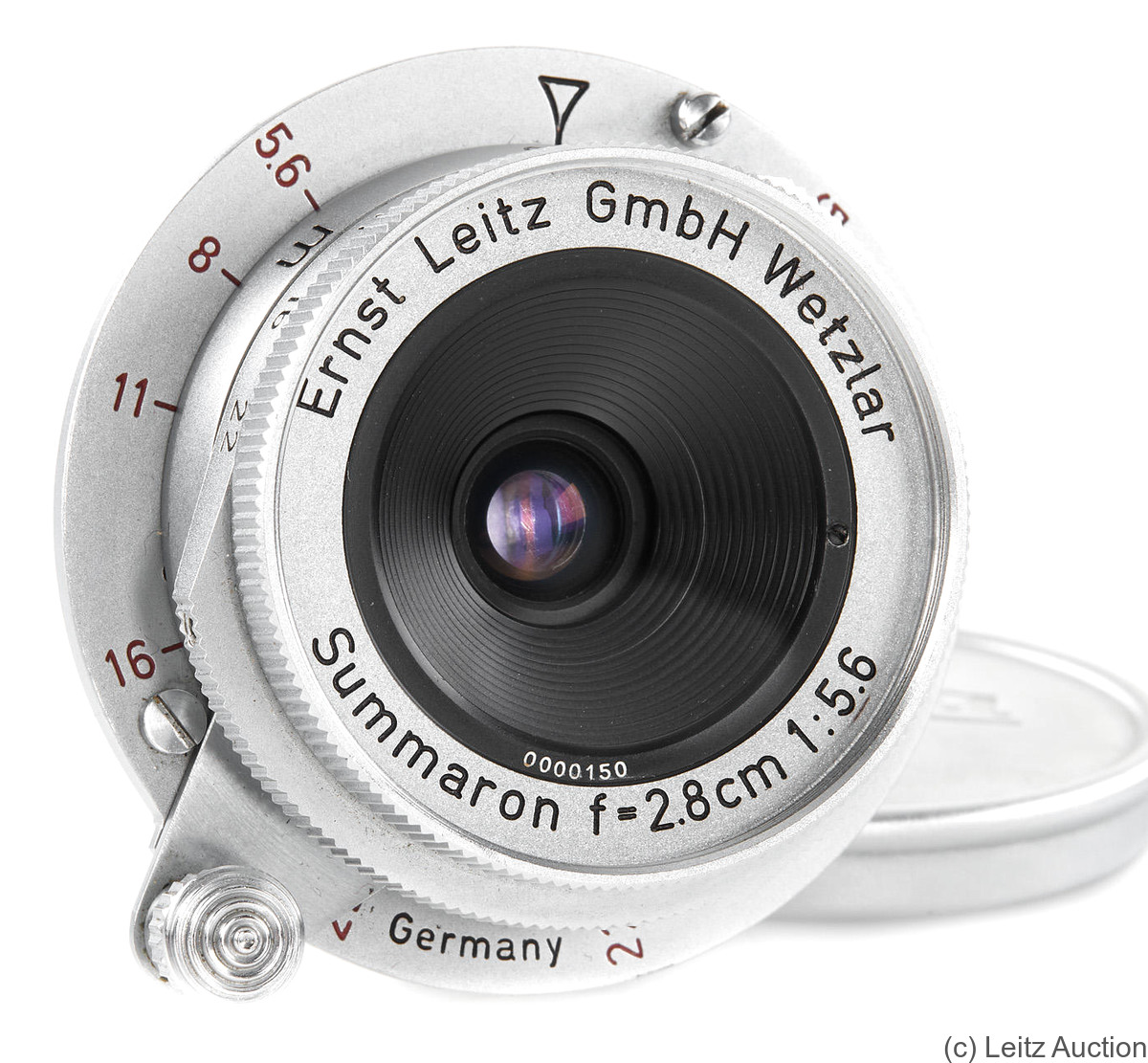 Leitz: 28mm (2.8cm) f5.6 Summaron (SM, prototype) camera