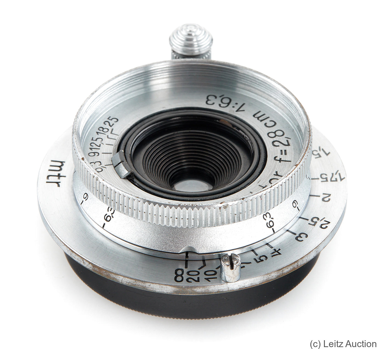 Leitz: 28mm (2.8cm) f6.3 Hektor (SM, chrome) camera
