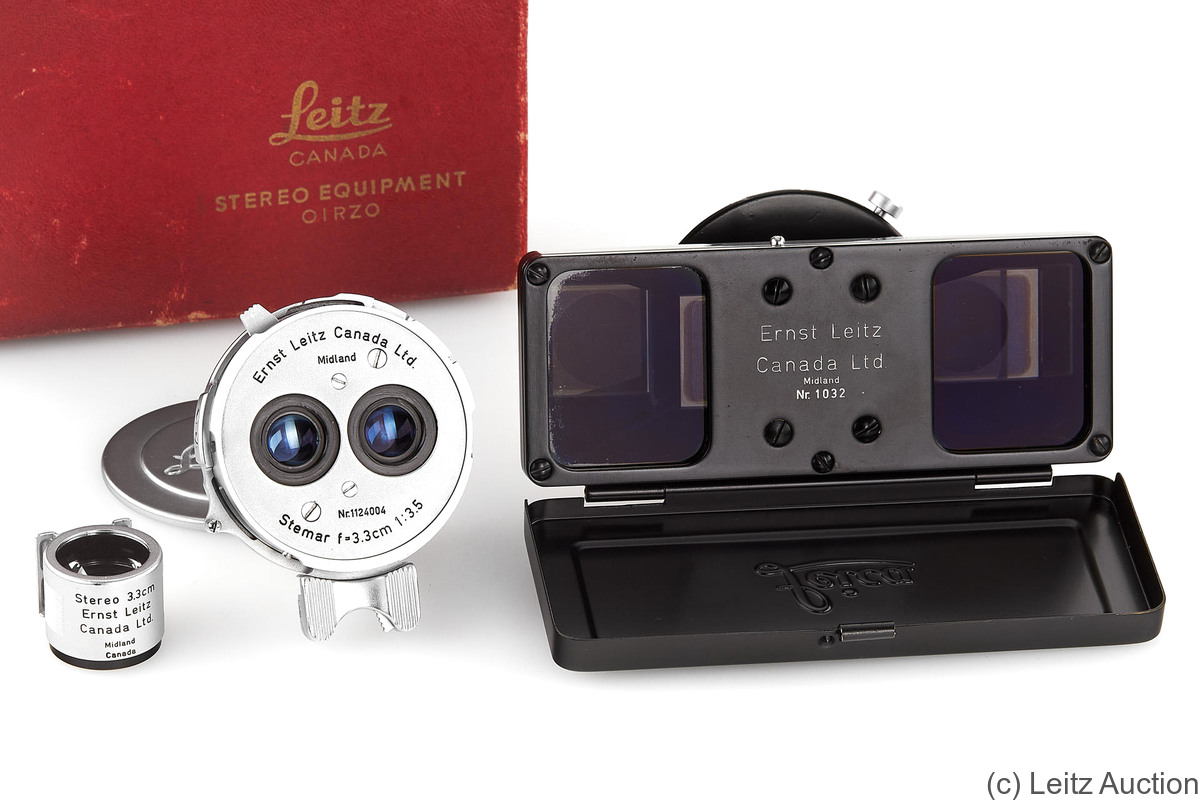 Leitz: 33mm (3.3cm) f3.5 Stemar (M39, outfit) camera