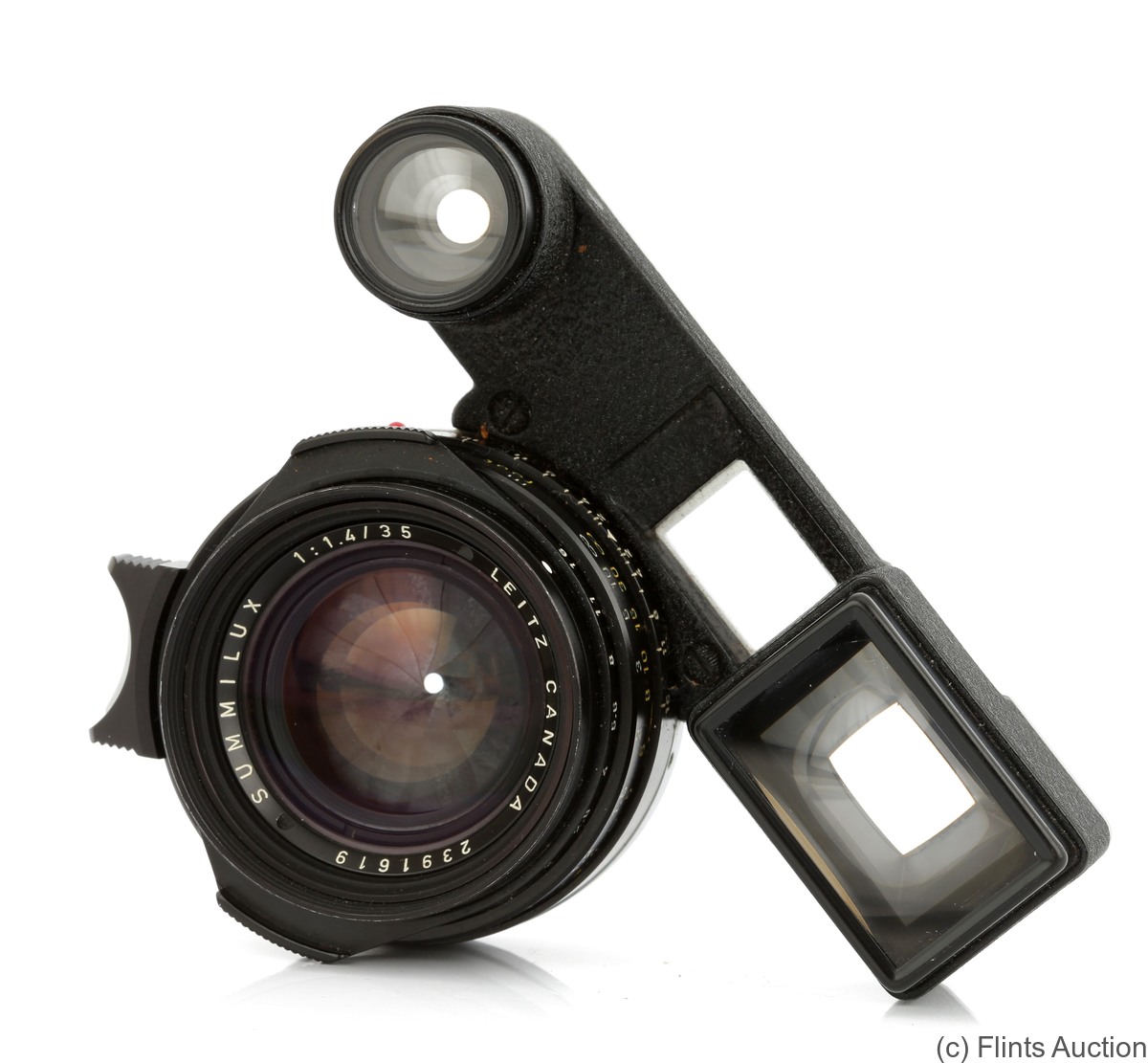 Leitz: 35mm (3.5cm) f1.4 Summilux (BM, black, M3 eyes) camera