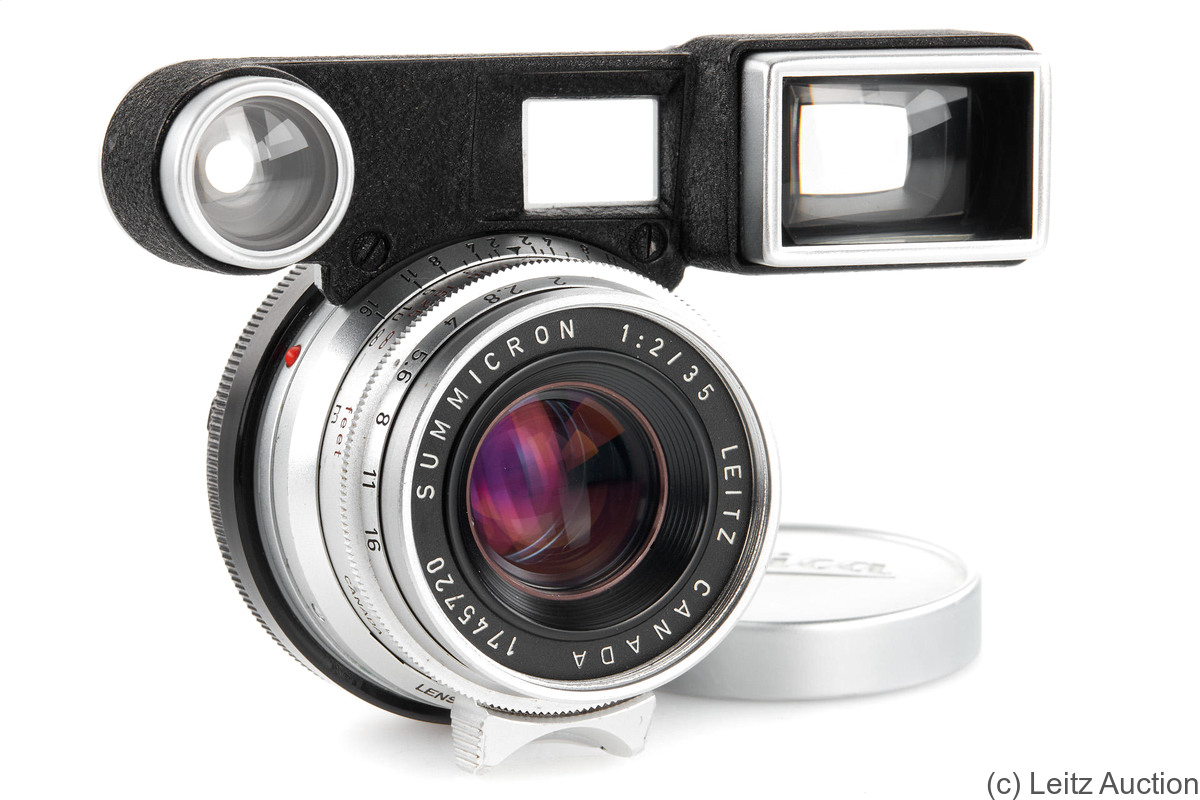 Leitz: 35mm (3.5cm) f2 Summicron (BM, chrome, M3 eyes) camera