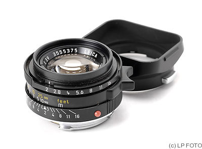 Leitz: 35mm (3.5cm) f2 Summicron-M (BM, black) camera