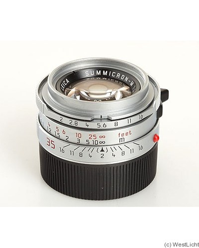 Leitz: 35mm (3.5cm) f2 Summicron-M (BM, chrome) camera