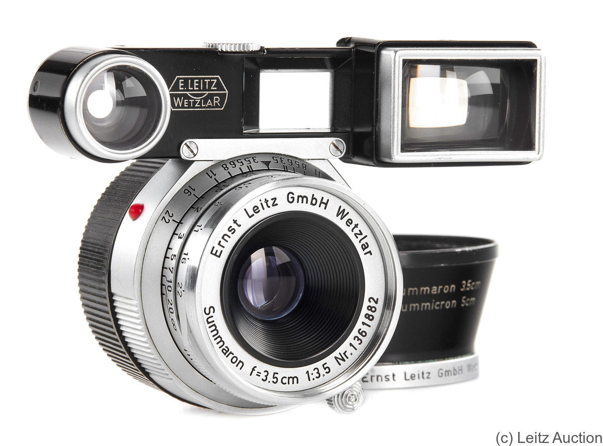 Leitz: 35mm (3.5cm) f3.5 Summaron (BM, eyes) camera