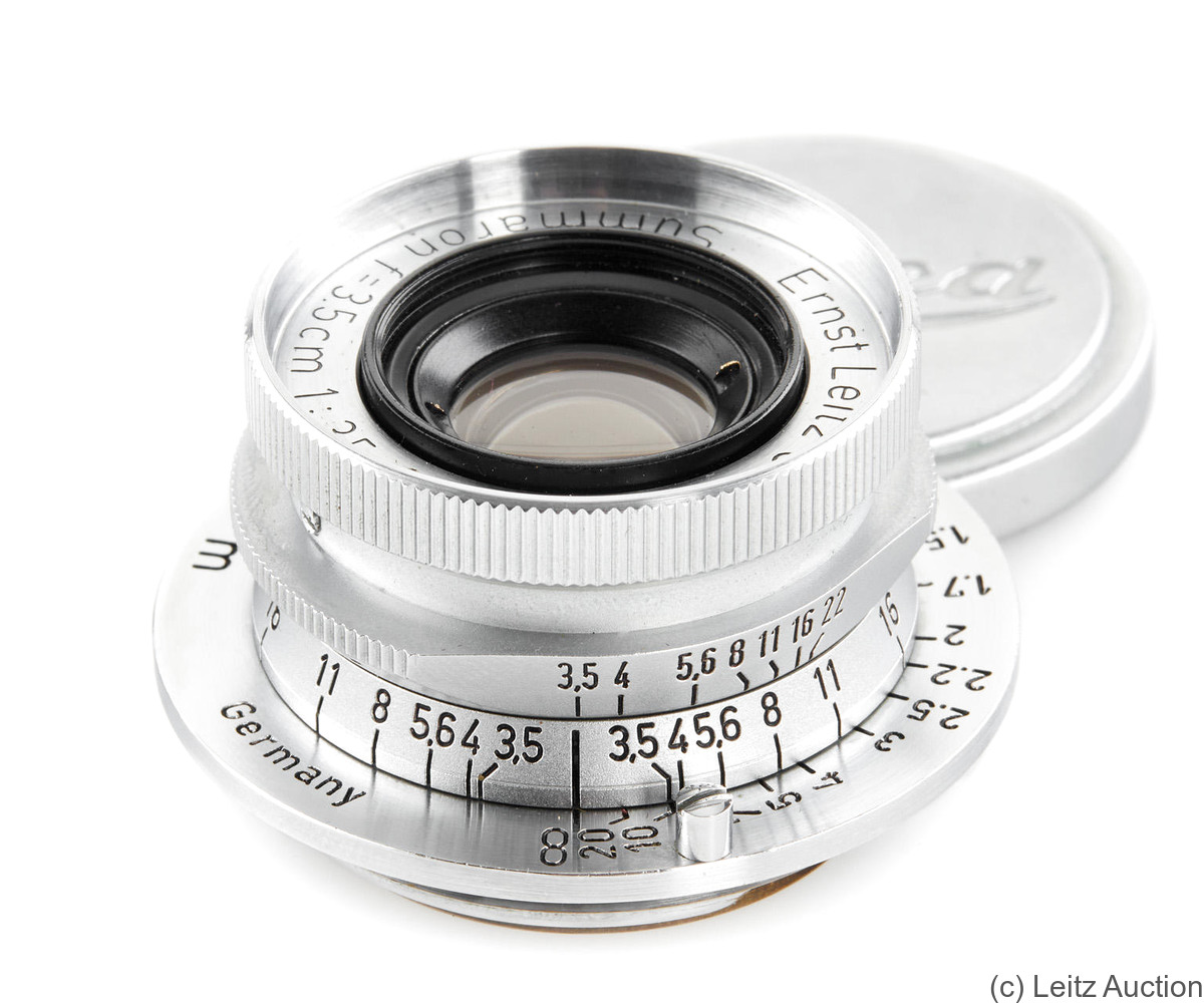 Leitz: 35mm (3.5cm) f3.5 Summaron (SM, early) camera