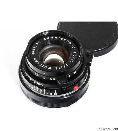 Leitz: 40mm (4cm) f2 Summicron-C (BM, prototype) camera