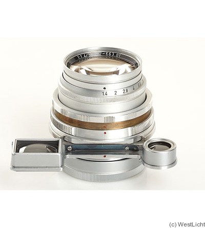 Leitz: 50mm (5cm) f1.4 Summilux (BM, chrome, prototype, eyes) camera