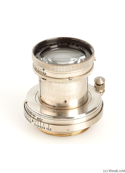 Leitz: 50mm (5cm) f2 Summar (SM, collapsible, nickel) camera