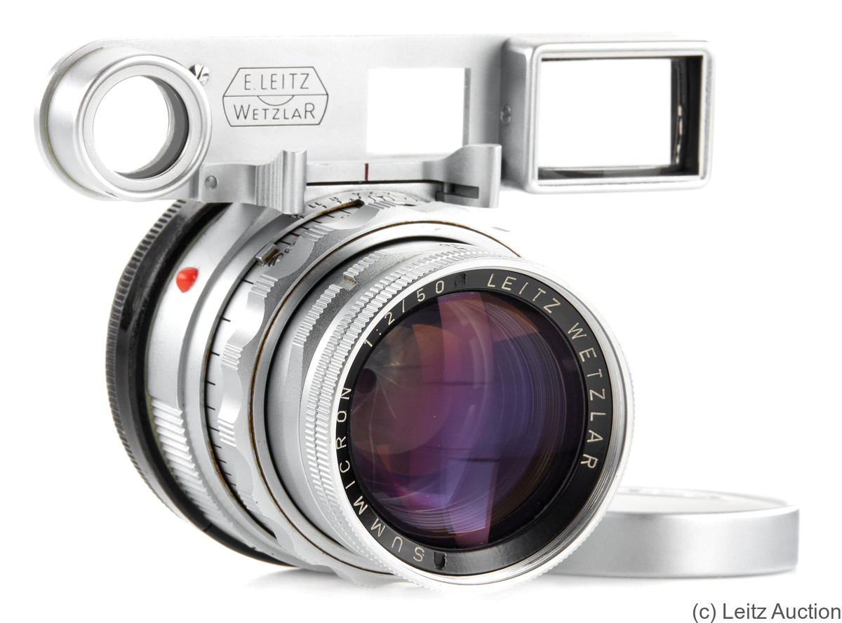 Leitz: 50mm (5cm) f2 Summicron (BM, chrome, w/eyes) camera
