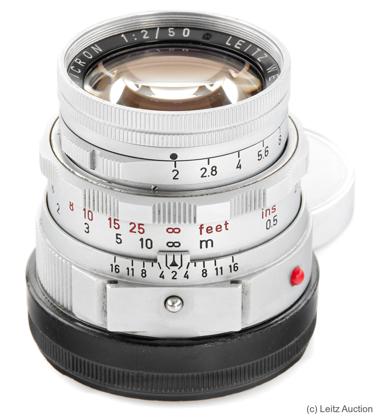 Leitz: 50mm (5cm) f2 Summicron (BM, chrome, w/o eyes) camera