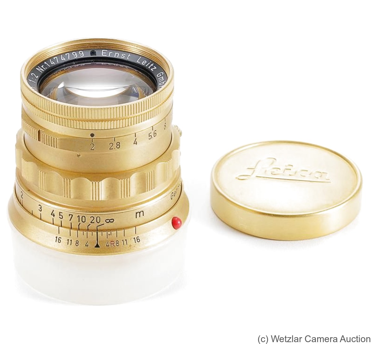 Leitz: 50mm (5cm) f2 Summicron (BM, gold) camera