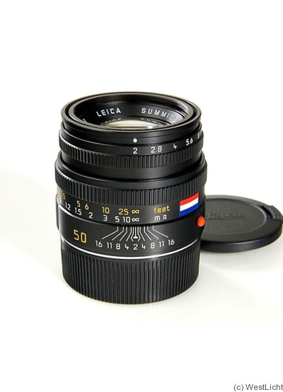 Leitz: 50mm (5cm) f2 Summicron-M 'Dutch Flag' (BM, black, 11826) camera