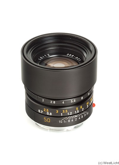 Leitz: 50mm (5cm) f2 Summicron-M (BM, black, prototype) camera
