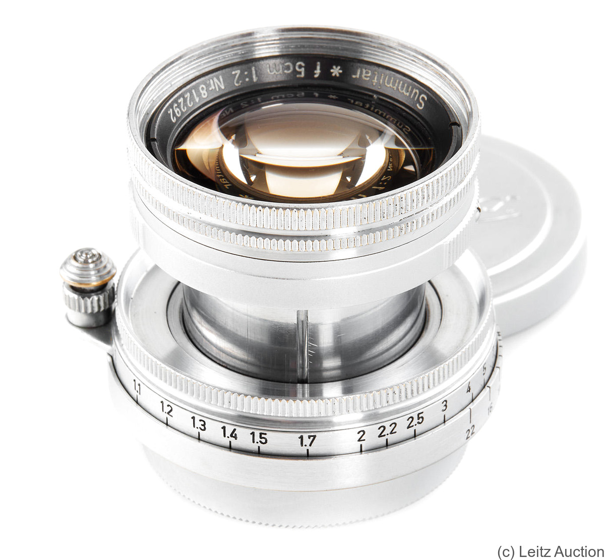 Leitz: 50mm (5cm) f2 Summitar* (SM, Summicron prototype) camera