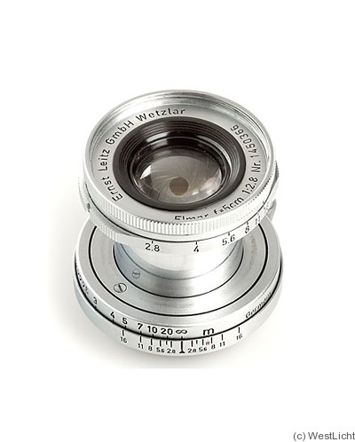 Leitz: 50mm (5cm) f2.8 Elmar (SM) camera