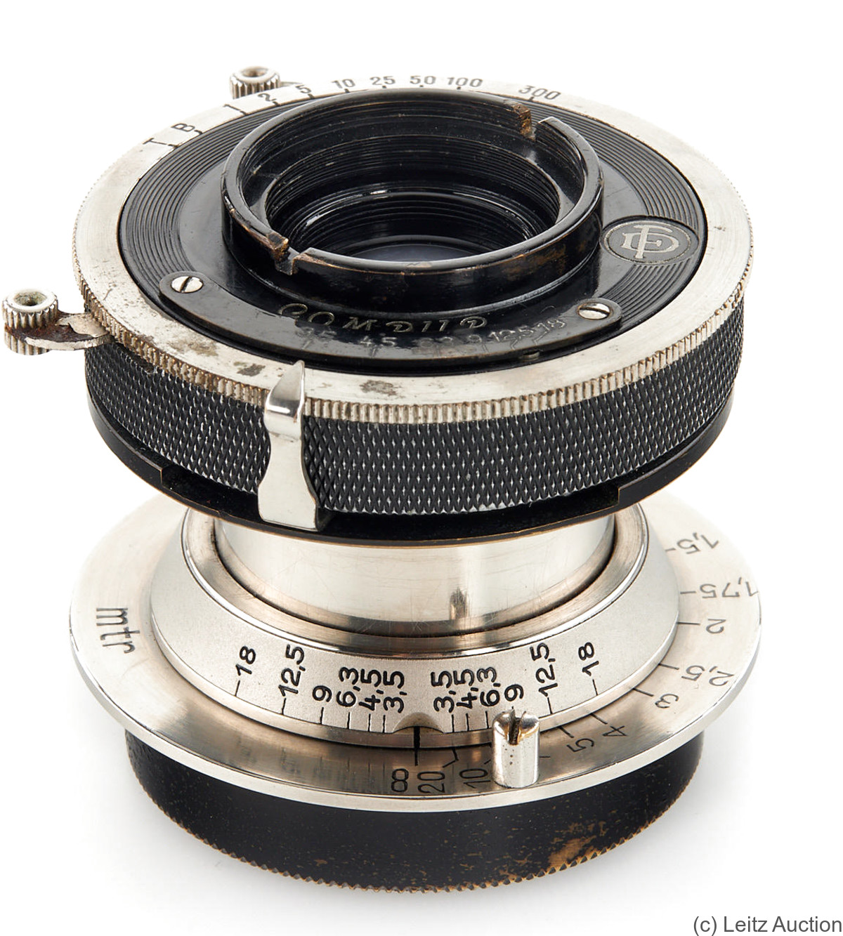 Leitz: 50mm (5cm) f3.5 Elmar Compur (SM) camera