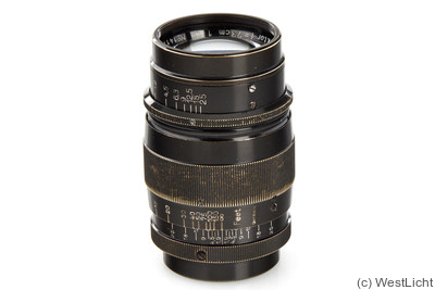 Leitz: 73mm (7.3cm) f1.9 Hektor (AGFA, black) camera
