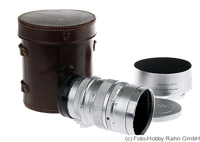 Leitz: 85mm (8.5cm) f1.5 Summarex (BM, chrome) camera
