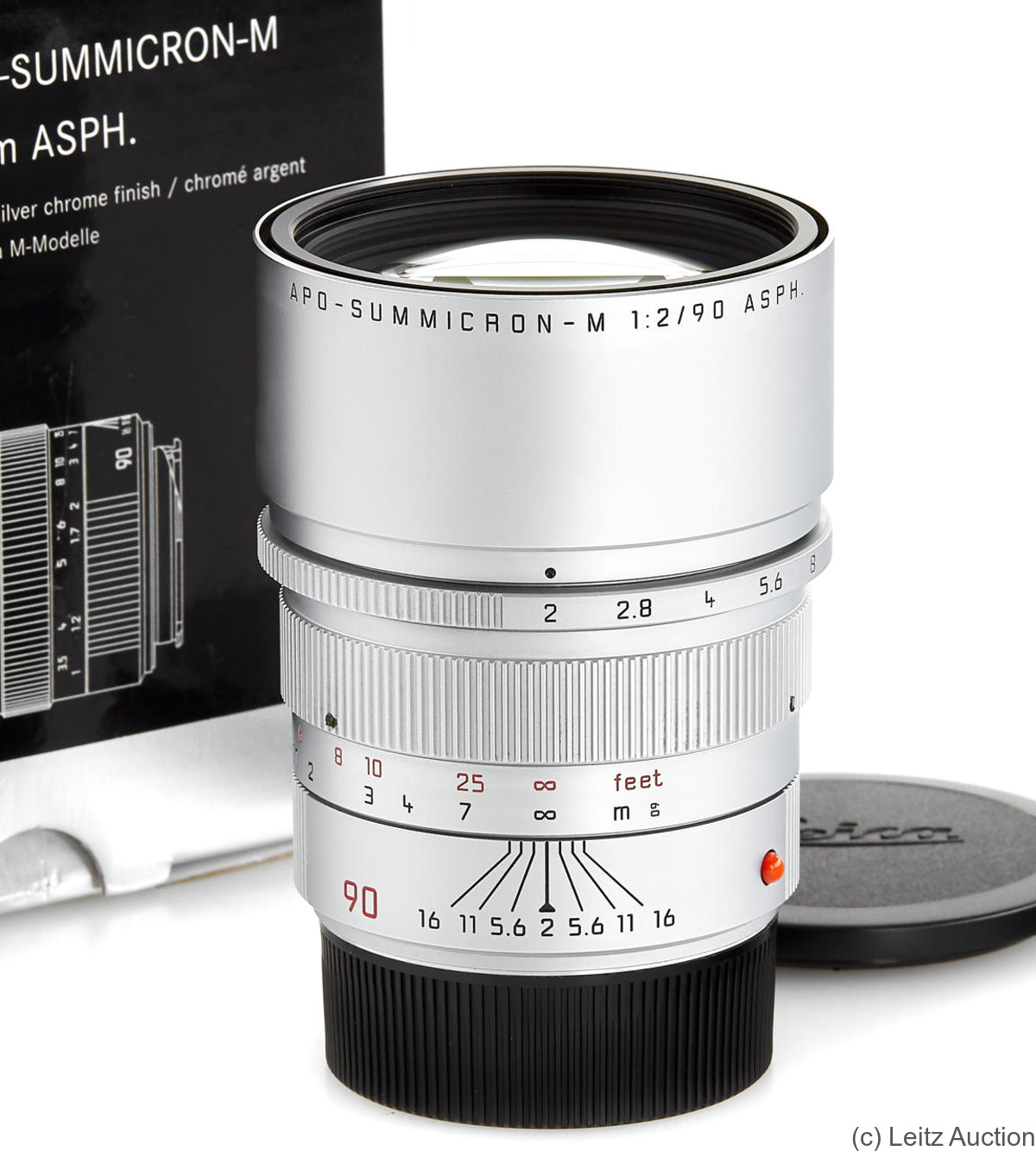 Leitz: 90mm (9cm) f2 Apo-Summicron-M (BM, chrome, asph) camera