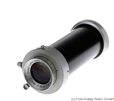 Leitz: 90mm (9cm) f4 Elmar 'Ophthalmology' (w/extension) camera