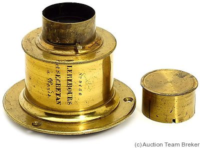 Lerebours et Secretan: 8.5cm (brass, 3 1/3in len) camera