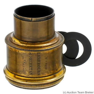Lerebours et Secretan: Brass Lens (6cm len, 5cm dia) camera