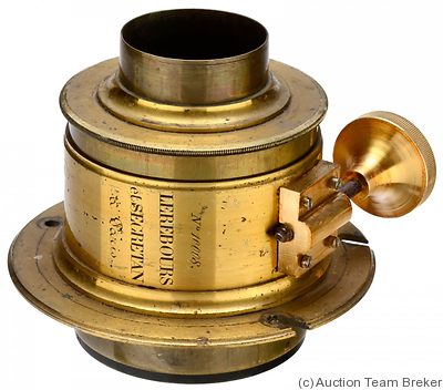 Lerebours et Secretan: Brass Lens (8cm len, 7cm dia) camera