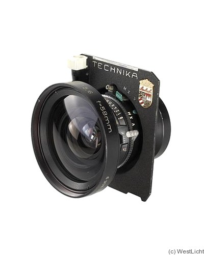 Linhof: 58mm (5.8cm) f5.6 Weitwinkel Technikon camera
