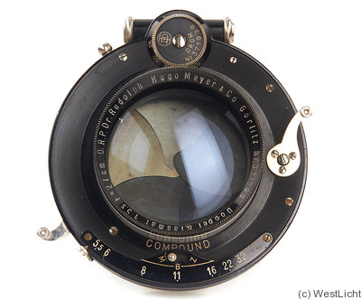 Meyer, Hugo: 270mm (27cm) f5.5 Doppel Plasmat (Compound) camera