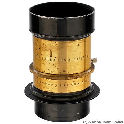 Meyer, Hugo: Atelier-Schnellarbeiter (brass, 20cm len, 11cm dia, 270mm focal) camera