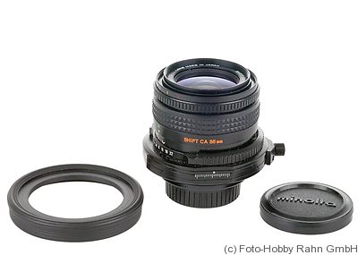 Minolta: 35mm (3.5cm) f2.8 CA Shift Rokkor camera