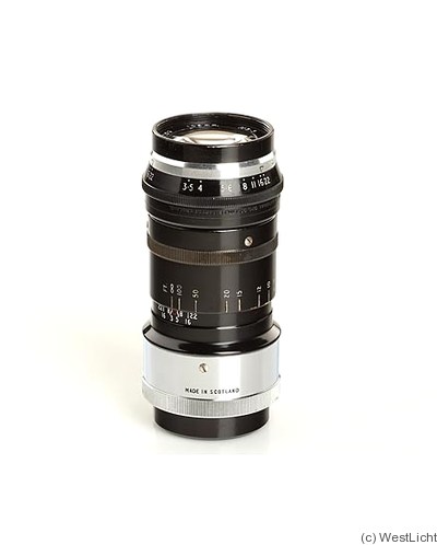 National Optical Company: 105mm (10.5cm) f3.5 Trinol Anastigmat (M39) camera