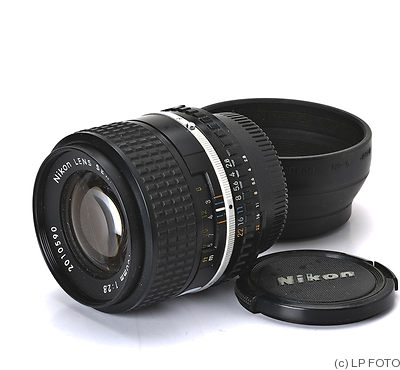 Nikon: 100mm (10cm) f2.8 Series E (AI) camera