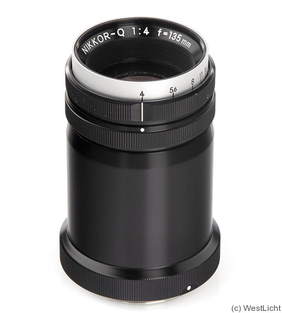 Nikon: 135mm (13.5cm) f4 Nikkor-Q (BM) camera