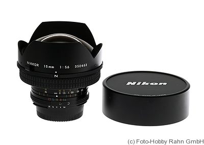 Nikon: 15mm (1.5cm) f5.6 Nikkor camera