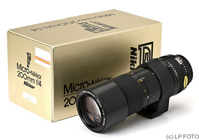 Nikon: 200mm (20cm) f4 Micro-Nikkor (AI) camera